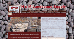 Desktop Screenshot of hmlandscapematerials.com